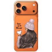 Прозорий чохол BoxFace Apple iPhone 17 Pro Max love is in the air