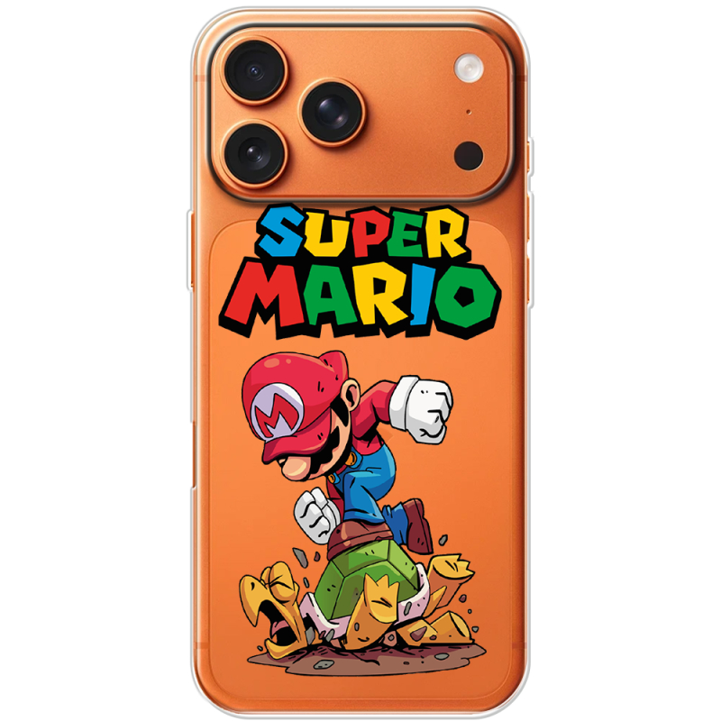 Прозорий чохол BoxFace Apple iPhone 17 Pro Max Super Mario