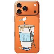 Прозорий чохол BoxFace Apple iPhone 17 Pro Max Segull in Cofee Pool