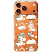 Прозорий чохол BoxFace Apple iPhone 17 Pro Max Unicorns