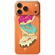 Прозорий чохол BoxFace Apple iPhone 17 Pro Max Donuts