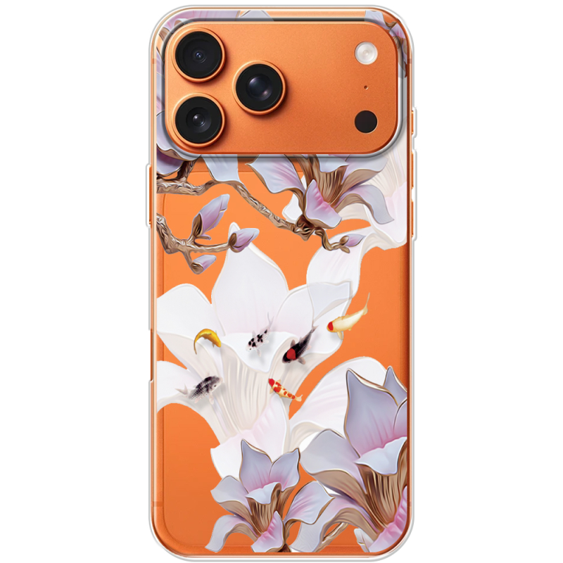 Прозорий чохол BoxFace Apple iPhone 17 Pro Max Chinese Magnolia