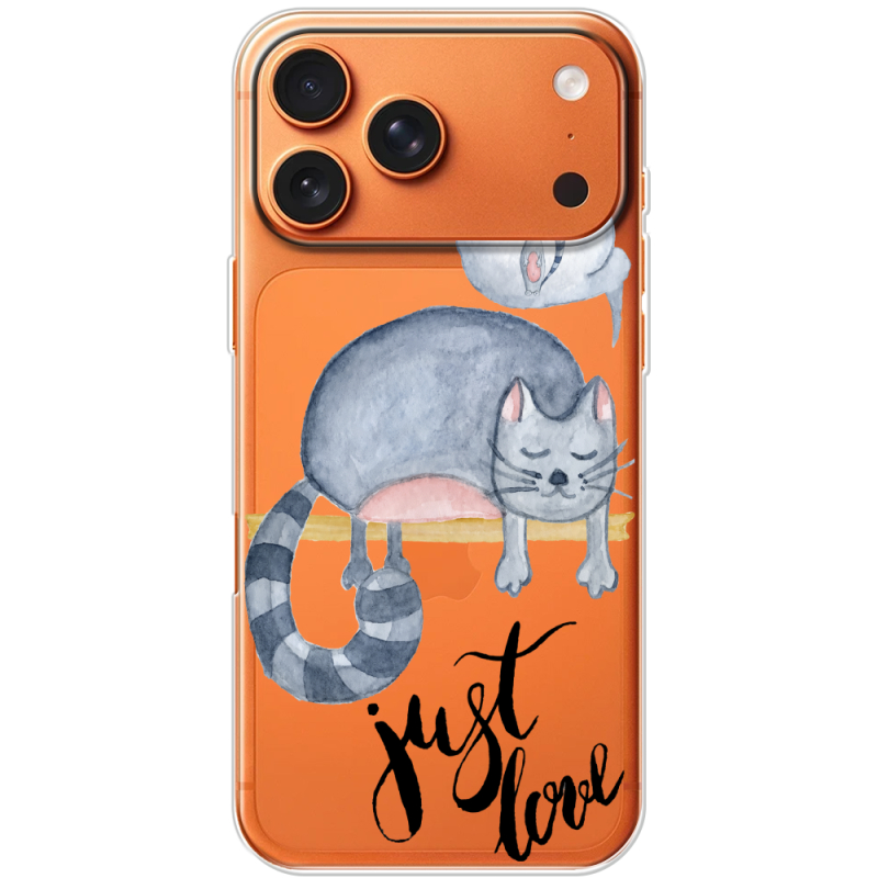 Прозорий чохол BoxFace Apple iPhone 17 Pro Max Just Love