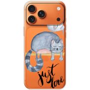 Прозорий чохол BoxFace Apple iPhone 17 Pro Max Just Love