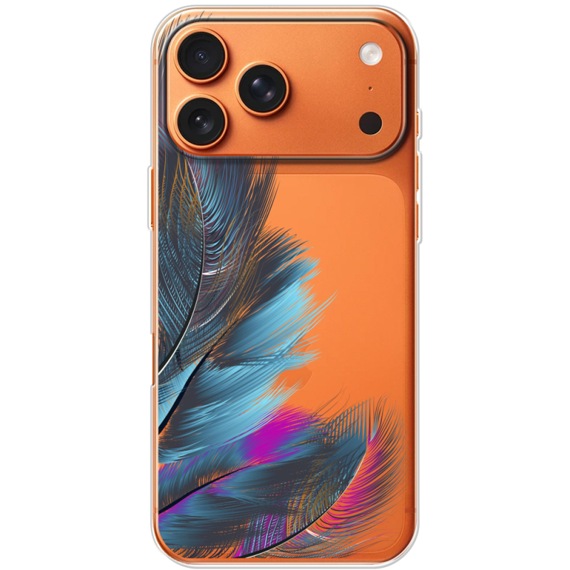 Прозорий чохол BoxFace Apple iPhone 17 Pro Max Feathers