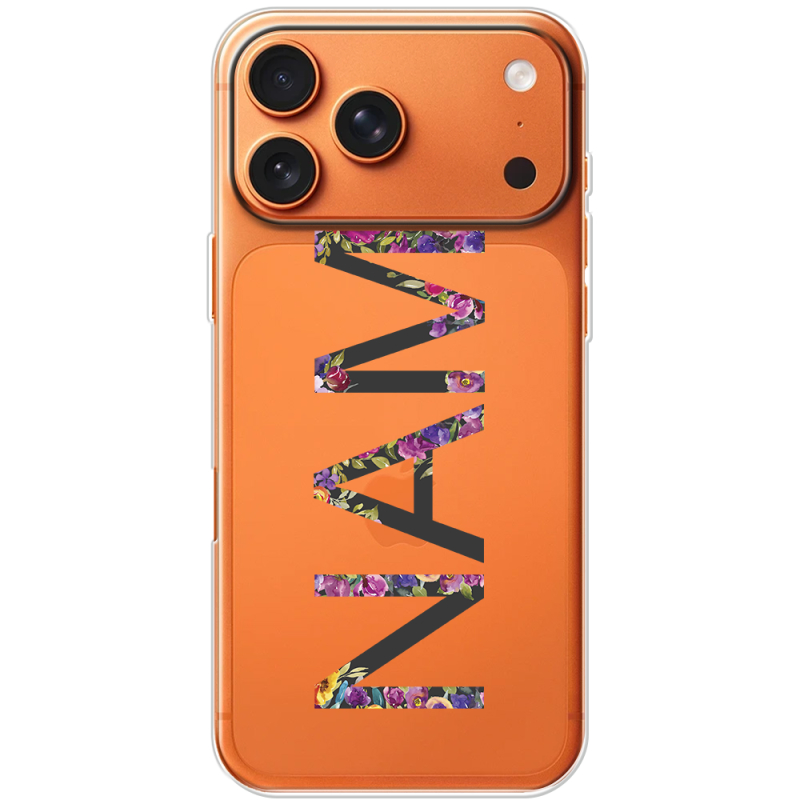 Прозорий чохол BoxFace Apple iPhone 17 Pro Max Именной