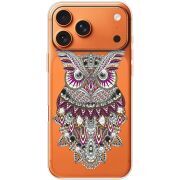 Чохол зі стразами Apple iPhone 17 Pro Max Owl