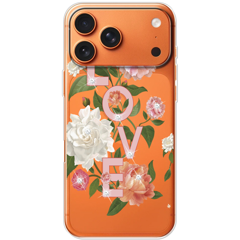 Чохол зі стразами Apple iPhone 17 Pro Max Love