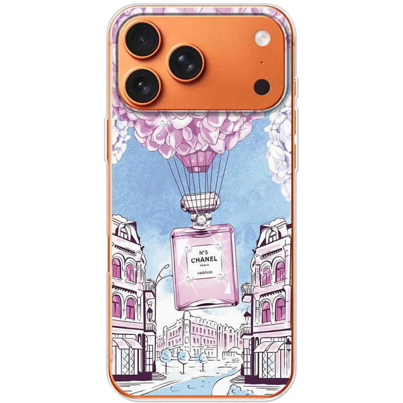 Чохол зі стразами Apple iPhone 17 Pro Max Perfume bottle