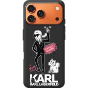 Чорний чохол BoxFace Apple iPhone 17 Pro Max For Karl