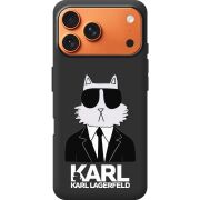 Чорний чохол BoxFace Apple iPhone 17 Pro Max Cat in Black