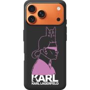 Чорний чохол BoxFace Apple iPhone 17 Pro Max Pink Karl