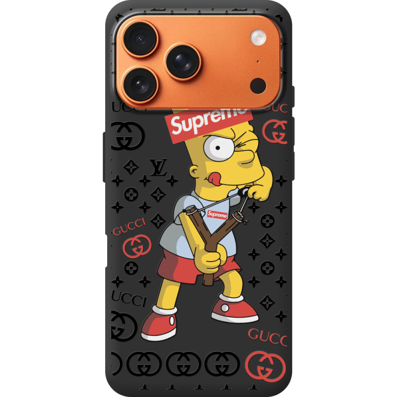 Чорний чохол BoxFace Apple iPhone 17 Pro Max Yellow Fun