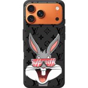 Чорний чохол BoxFace Apple iPhone 17 Pro Max looney bunny