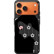 Чорний чохол BoxFace Apple iPhone 17 Pro Max Flower Hair