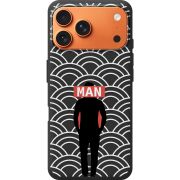 Чорний чохол BoxFace Apple iPhone 17 Pro Max Man Pattern