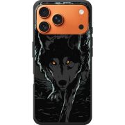 Чорний чохол BoxFace Apple iPhone 17 Pro Max Wolf