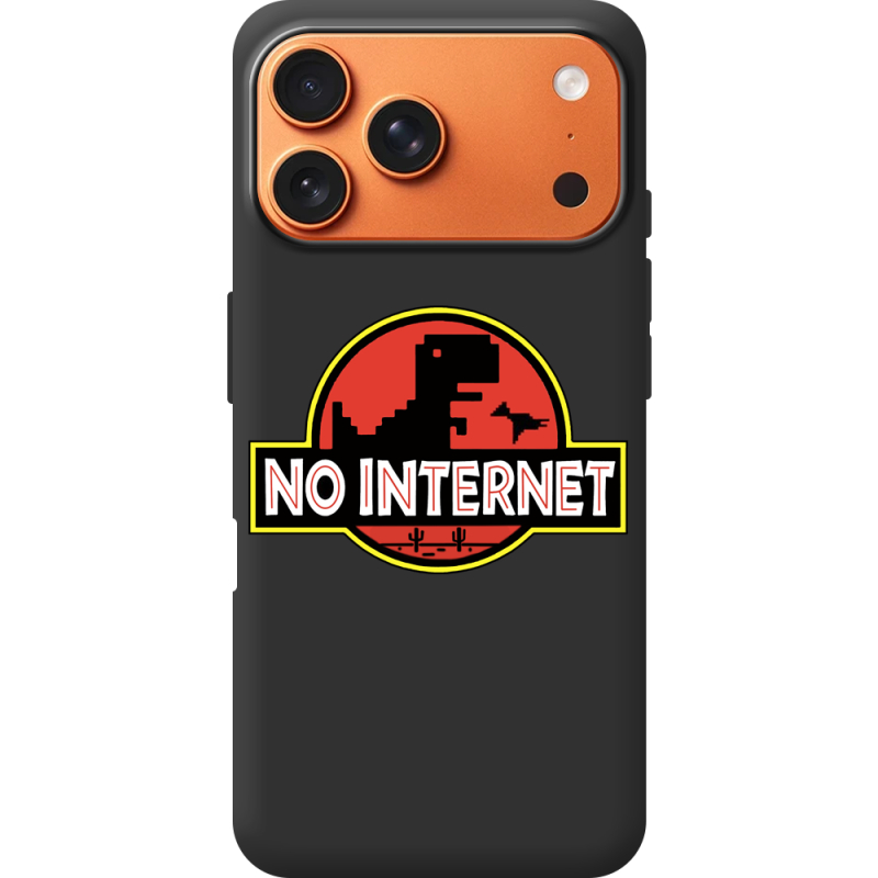 Чорний чохол BoxFace Apple iPhone 17 Pro Max No Internet