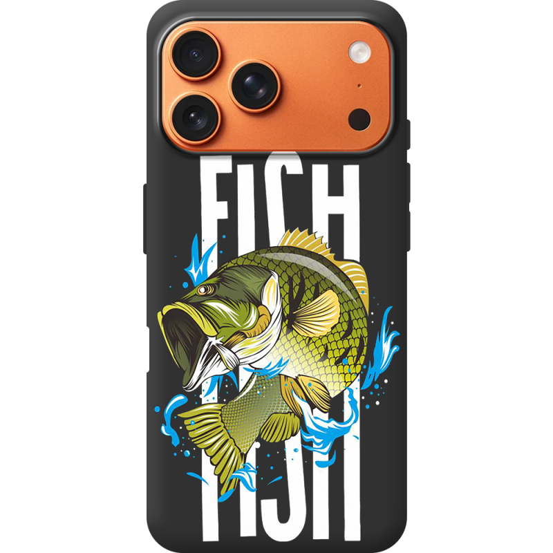 Чорний чохол BoxFace Apple iPhone 17 Pro Max Fish