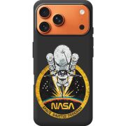 Чорний чохол BoxFace Apple iPhone 17 Pro Max NASA Spaceship