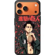 Чорний чохол BoxFace Apple iPhone 17 Pro Max Атака Титанов Леви