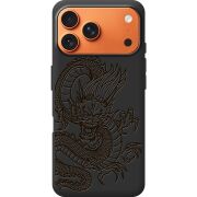 Чорний чохол BoxFace Apple iPhone 17 Pro Max Chinese Dragon