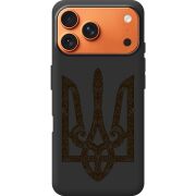Чорний чохол BoxFace Apple iPhone 17 Pro Max Ukrainian Trident