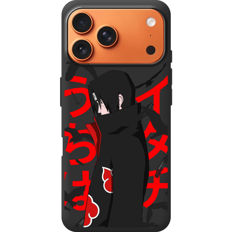 Чорний чохол BoxFace Apple iPhone 17 Pro Max Учиха Итачи
