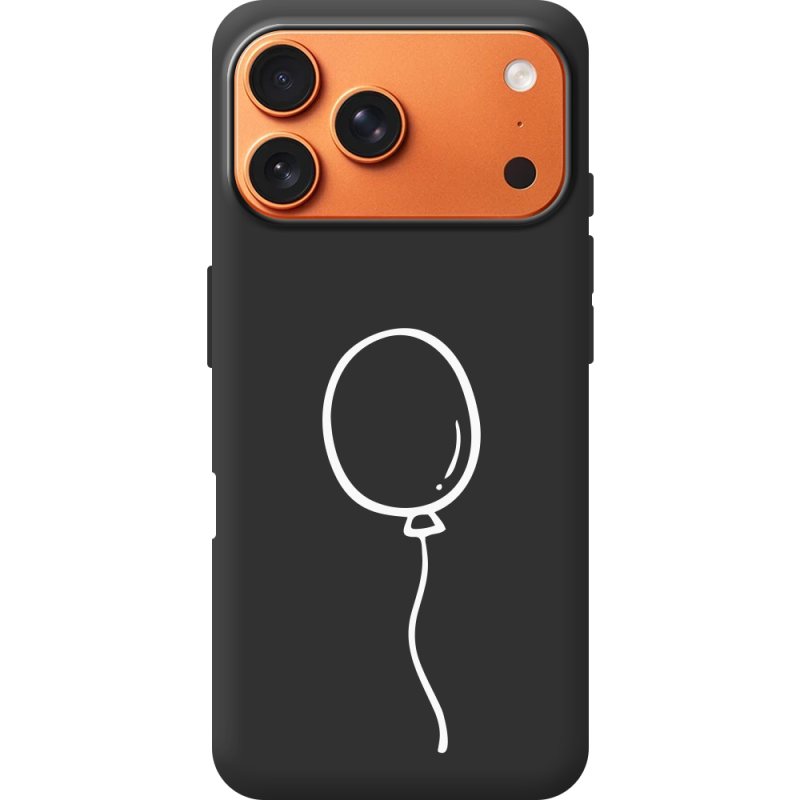 Чорний чохол BoxFace Apple iPhone 17 Pro Max Balloon