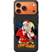 Чорний чохол BoxFace Apple iPhone 17 Pro Max Cool Santa