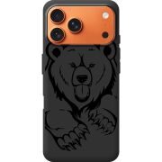 Чорний чохол BoxFace Apple iPhone 17 Pro Max Grizzly Bear