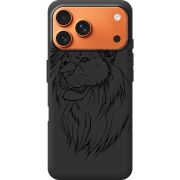 Чорний чохол BoxFace Apple iPhone 17 Pro Max Lion