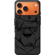 Чорний чохол BoxFace Apple iPhone 17 Pro Max Bear King