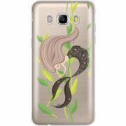 Прозрачный чехол Uprint Samsung J510 Galaxy J5 2016 Cute Mermaid