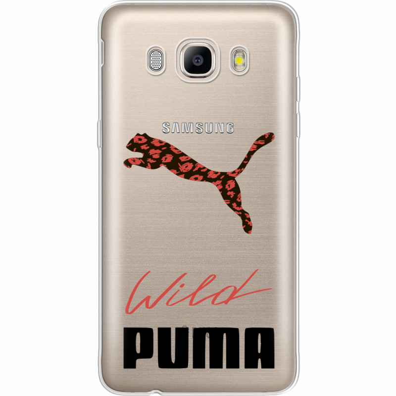 Прозрачный чехол Uprint Samsung J510 Galaxy J5 2016 Wild Cat