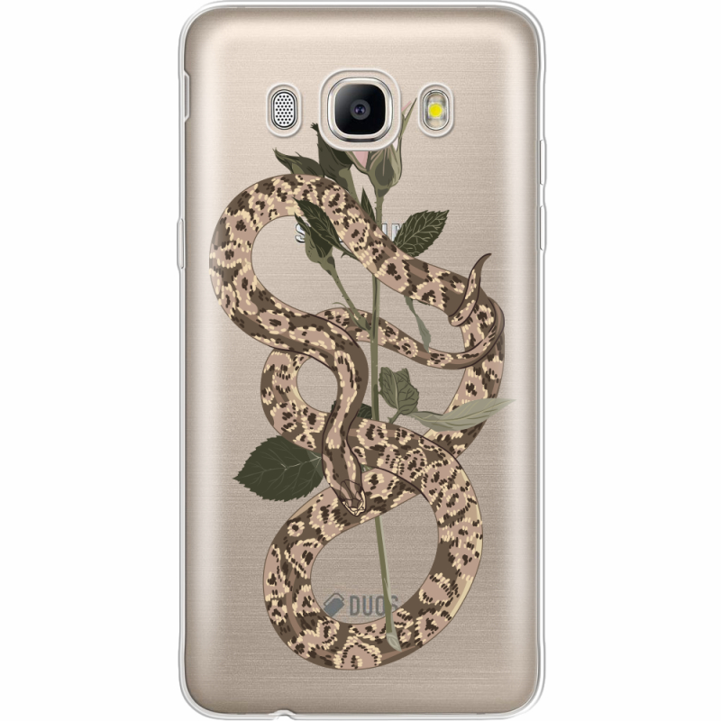 Прозрачный чехол Uprint Samsung J510 Galaxy J5 2016 Glamor Snake