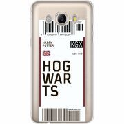 Прозрачный чехол Uprint Samsung J510 Galaxy J5 2016 Ticket Hogwarts