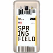 Прозрачный чехол Uprint Samsung J510 Galaxy J5 2016 Ticket Springfield