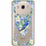 Прозрачный чехол Uprint Samsung J510 Galaxy J5 2016 Spring Bird