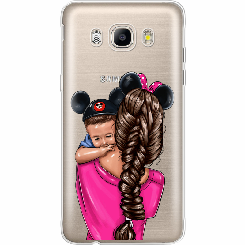 Прозрачный чехол Uprint Samsung J510 Galaxy J5 2016 Mouse Mommy