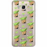 Прозрачный чехол Uprint Samsung J510 Galaxy J5 2016 Pattern Baby Yoda