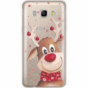 Прозрачный чехол Uprint Samsung J510 Galaxy J5 2016 Winter Deer