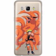 Прозрачный чехол Uprint Samsung J510 Galaxy J5 2016 Naruto and Kurama