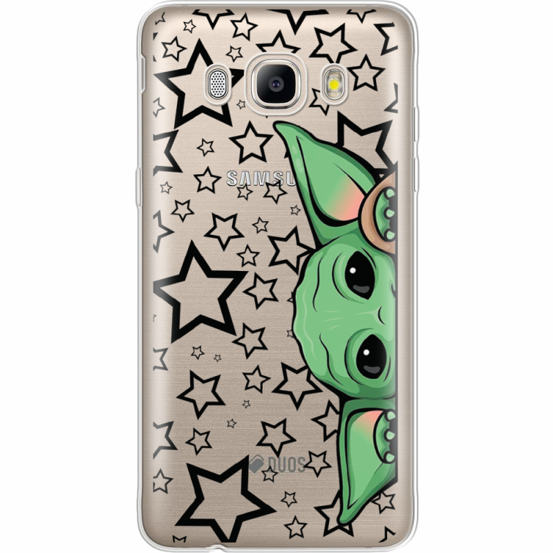 Прозрачный чехол Uprint Samsung J510 Galaxy J5 2016 Baby Yoda