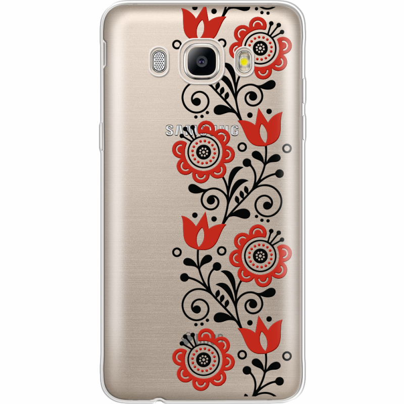 Прозрачный чехол Uprint Samsung J510 Galaxy J5 2016 Ethno Ornament