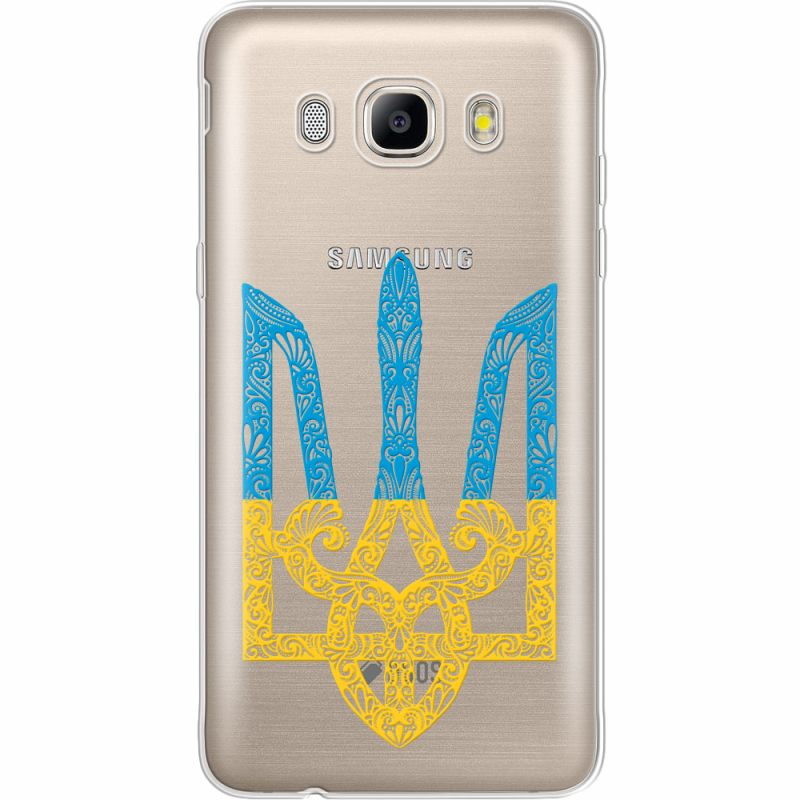 Прозрачный чехол Uprint Samsung J510 Galaxy J5 2016 Gold Trident