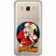 Прозрачный чехол Uprint Samsung J510 Galaxy J5 2016 Cool Santa