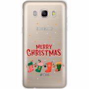 Прозрачный чехол Uprint Samsung J510 Galaxy J5 2016 Merry Christmas
