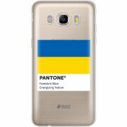 Прозрачный чехол Uprint Samsung J510 Galaxy J5 2016 Pantone вільний синій