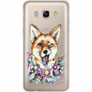 Прозрачный чехол Uprint Samsung J510 Galaxy J5 2016 Winking Fox